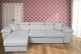 Ecksofa Universal Como-P - mit Schlaffunktion - Altweiß