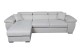 Ecksofa Universal Como-P - mit Schlaffunktion - Altweiß