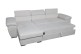 Ecksofa Universal Como-P - mit Schlaffunktion - Altweiß