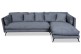 Ecksofa XL Bonham-P rechts - Anthrazit