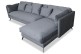 Ecksofa XL Bonham-P rechts - Anthrazit