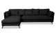 Ecksofa XL Bonham-P links - Asphalt