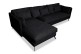 Ecksofa XL Bonham-P links - Asphalt