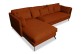 Ecksofa XL Bonham-P links - Rust