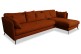 Ecksofa XL Bonham-P rechts - Rust