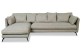 Ecksofa XL Bonham-P links - Graubeige