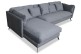 Ecksofa XL Bonham-P links - Anthrazit