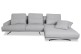 Sofa L-Form Trevi rechts - Silber