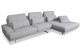 Sofa L-Form Trevi rechts - Silber