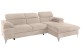 Ecksofa Caluso rechts - mit Schlaffunktion - Beige