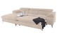 Ecksofa Caluso links - mit Schlaffunktion - Beige