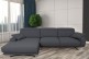 Ecksofa Viola-P links - mit Relax - Anthrazit