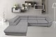Ecksofa Galaxy - mit Schlaffunktion - Warmes Grau