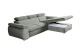 Sofa L-Form Trino rechts - mit Schlaffunktion - Hellgrau