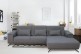 Sofa L-Form Robbin rechts - Grau