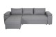 Ecksofa Universal Ben beidseitig - mit Schlaffunktion - Taupe