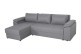 Ecksofa Universal Ben beidseitig - mit Schlaffunktion - Taupe