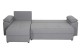 Ecksofa Universal Ben beidseitig - mit Schlaffunktion - Taupe