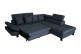 Sofa L-Form NewSunset Fly rechts - mit Schlaffunktion - Denim