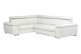 Ecksofa Loft links - mit Schlaffunktion - Silber