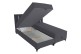 Boxspringbett 180x200 Alba LED - Charcoal