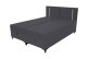 Boxspringbett 180x200 Alba LED - Charcoal