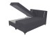 Boxspringbett 180x200 Alba LED - Charcoal