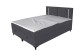 Boxspringbett 180x200 Alba LED - Charcoal