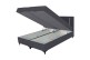 Boxspringbett 180x200 Alba LED - Charcoal