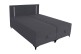 Boxspringbett 180x200 Alba LED - Charcoal