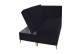 Boxspringbett 140x200 Santa - Schwarz