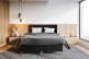 Boxspringbett 140x200 Santa - Schwarz