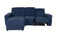 Sofa L-Form Linkin links - mit Relax - Blau