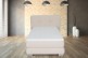 Boxspringbett 90x200 Lilien - Beige