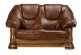 Max Winzer 2er-Sofa Nevada - Dunkelbraun