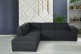 Sofa L-Form Monako links - Anthrazit