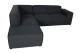 Sofa L-Form Monako links - Anthrazit