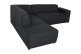 Sofa L-Form Monako links - Anthrazit