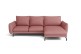 Ecksofa Largo A rechts - mit Schlaffunktion - Rose