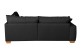 Sofa L-Form Helena Luxus rechts - mit Schlaffunktion - Graphit