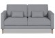 2er-Sofa Kensington - Silber