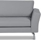 3er-Sofa Battersea - Silber