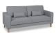 2er-Sofa Knightsbridge - Silber