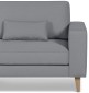 2er-Sofa Knightsbridge - Silber