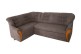 Sofa L-Form Olimp links - mit Schlaffunktion - Hellbraun
