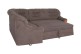 Sofa L-Form Olimp links - mit Schlaffunktion - Hellbraun