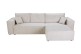 Eckcouch Kair beidseitig - mit Schlaffunktion - Beige