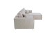 Eckcouch Kair beidseitig - mit Schlaffunktion - Beige