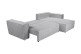 Ecksofa Kair beidseitig - mit Schlaffunktion - Beige