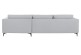 Ecksofa Nixon rechts - Silber